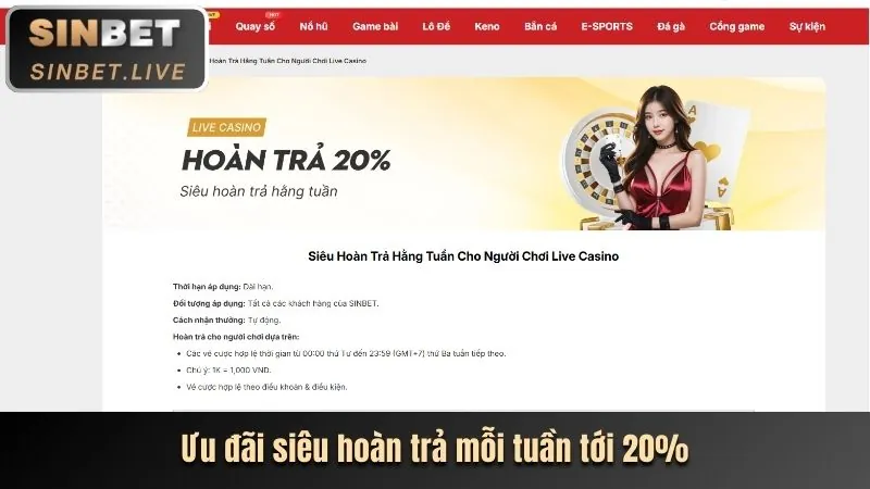 Thưởng nạp tiền hàng ngày và hàng tuần tại sp8